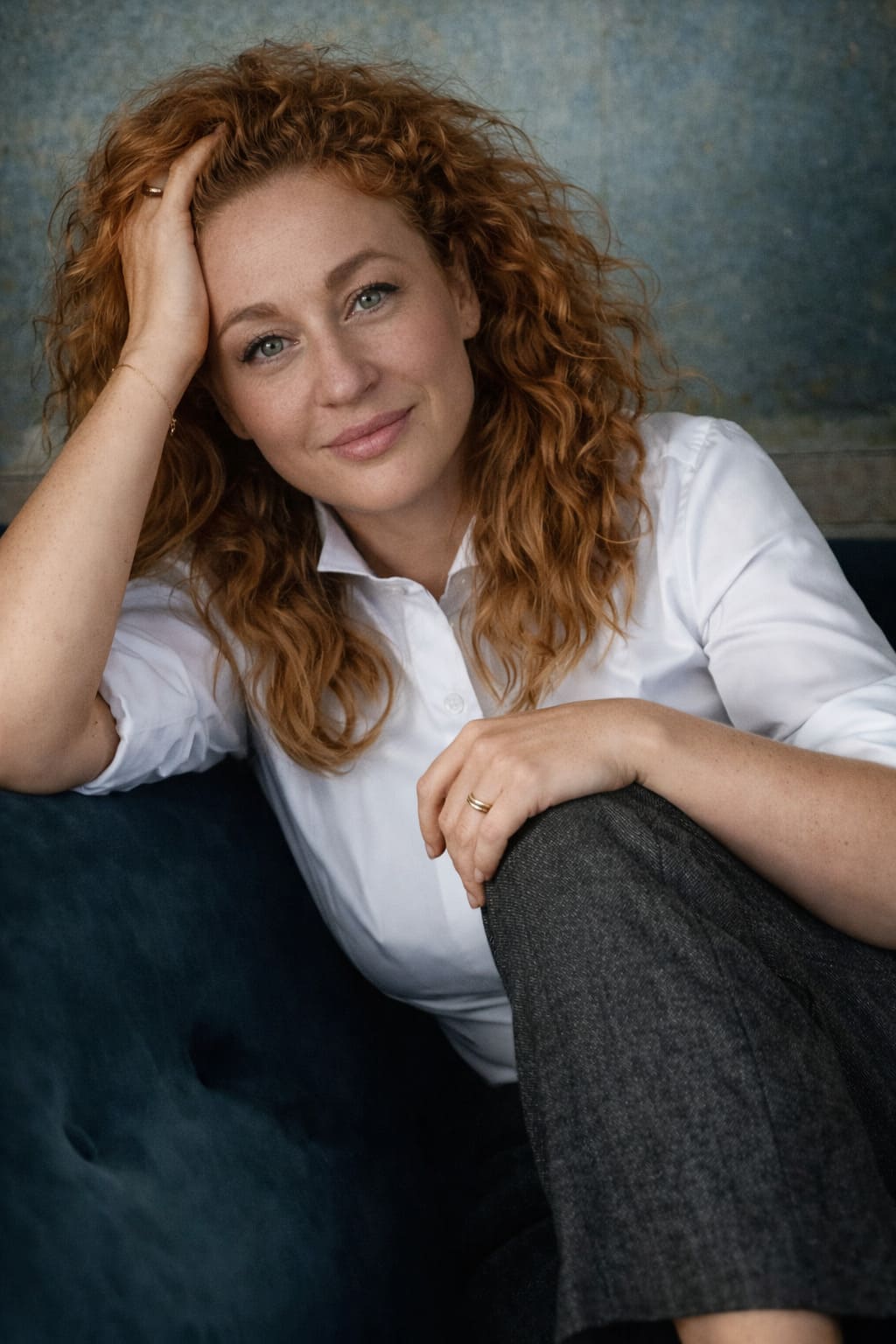 Костюм из вискозы — mocha mousse